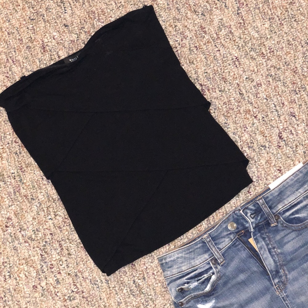 Black tube top